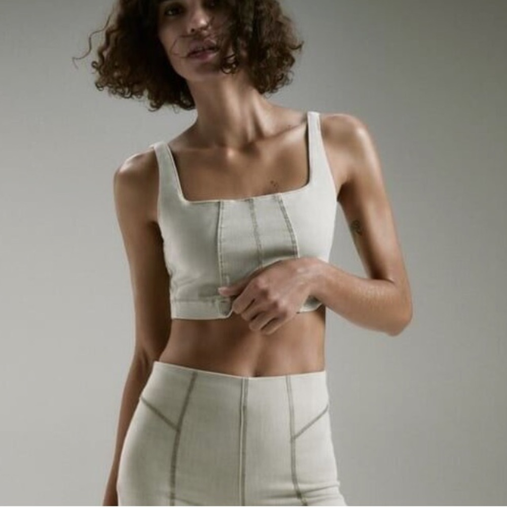 Zara Denim Capsule Collection Top - Picture 2 of 4